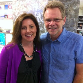 me and Steven Curtis Chapman at the airport in Nashville