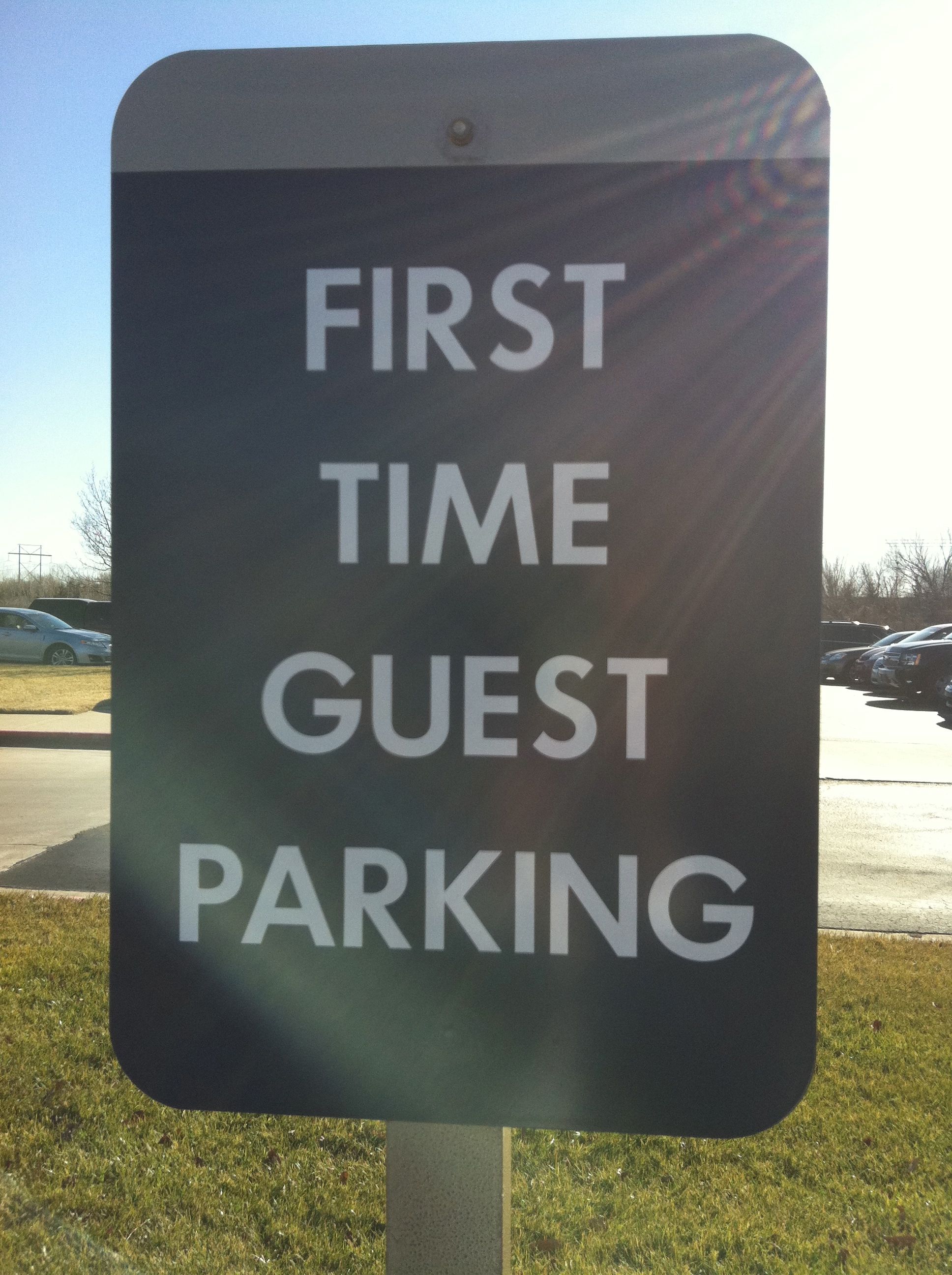 first time guest parking