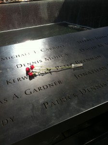 roses at 911 memorial nyc