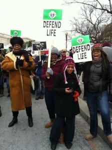 African American women pro-lifers March for Life