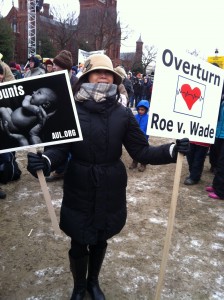 Asian American woman pro-lifer March for Life