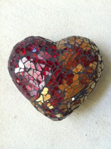 faceted heart