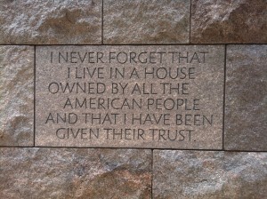 FDR quote from memorial
